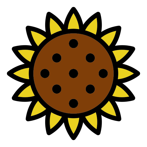 sonnenblume Generic Outline Color icon