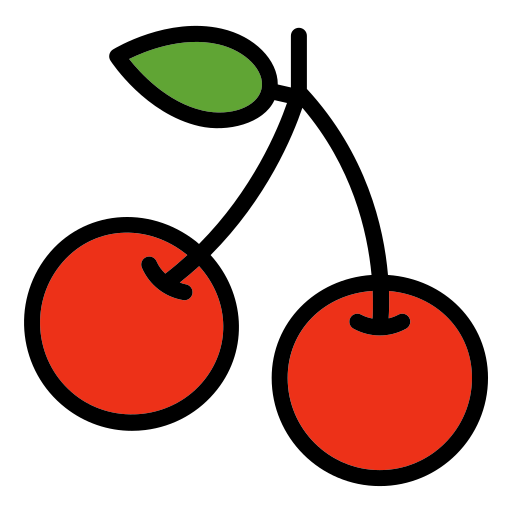 チェリー Generic Outline Color icon