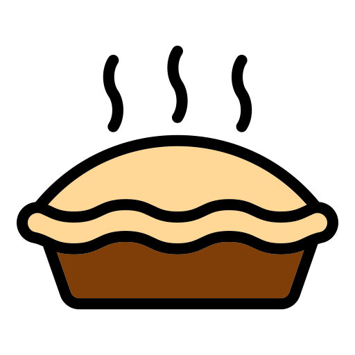 Яблочный пирог Generic Outline Color иконка