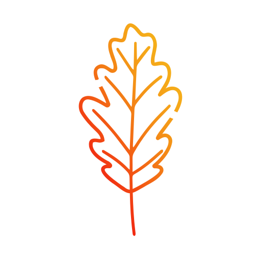 Oak leaf Generic Gradient icon