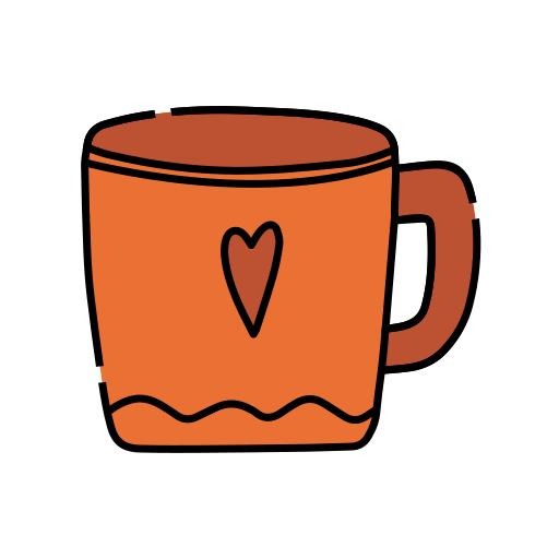 Cup Generic Thin Outline Color icon