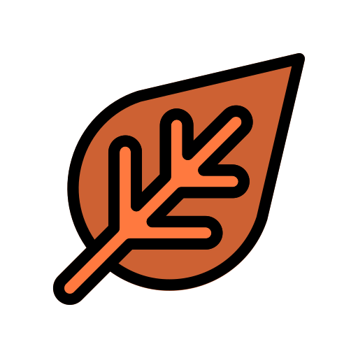 Leaf Generic Outline Color icon