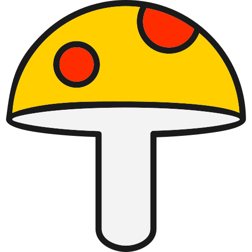 キノコ Generic Outline Color icon