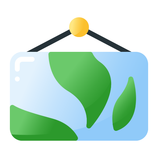 Map Generic Flat Gradient icon