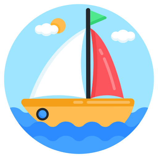 Sailboat Generic Circular icon