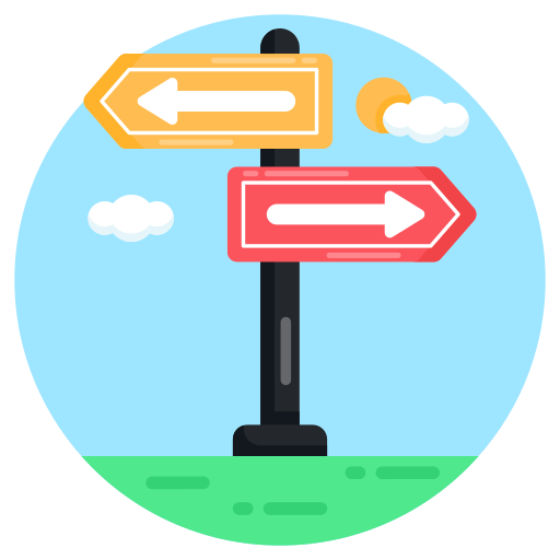 Signpost Generic Circular icon