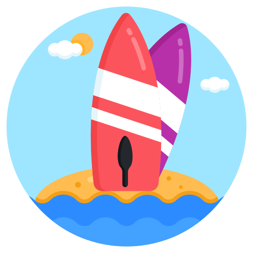 서핑 보드 Generic Circular icon