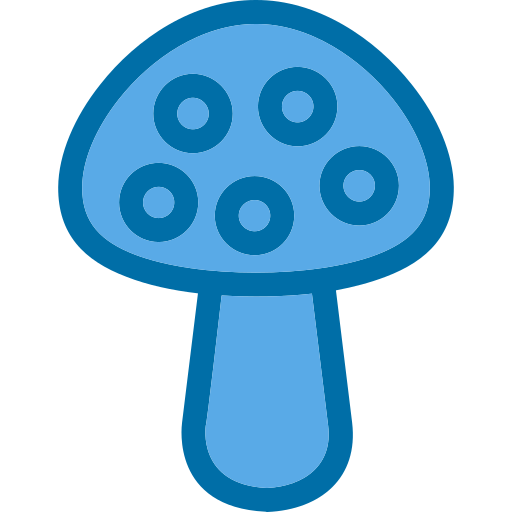 paddestoel Generic Blue icoon