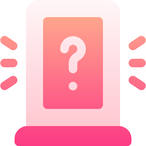 Mystery box Basic Gradient Gradient icon