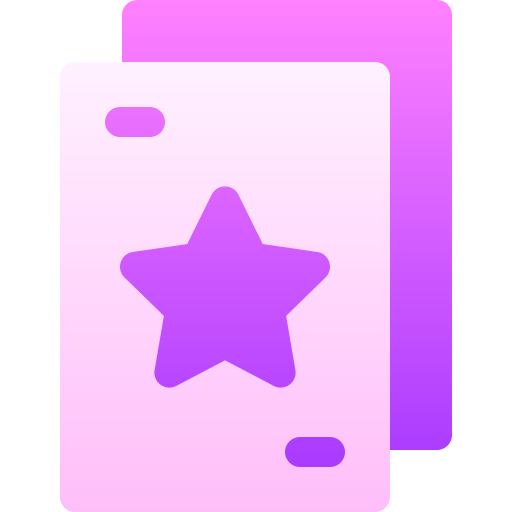 karte Basic Gradient Gradient icon