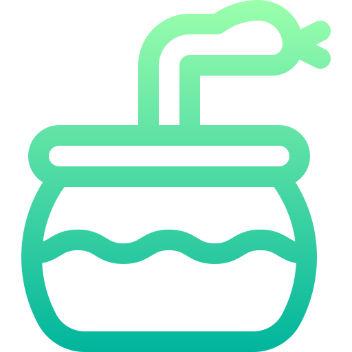 serpiente Basic Gradient Lineal color icono