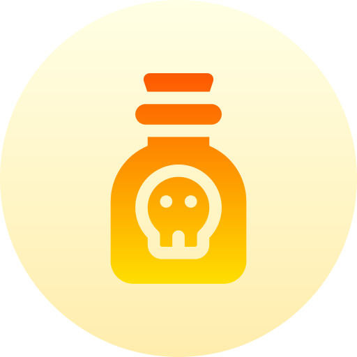 Poison Basic Gradient Circular icon