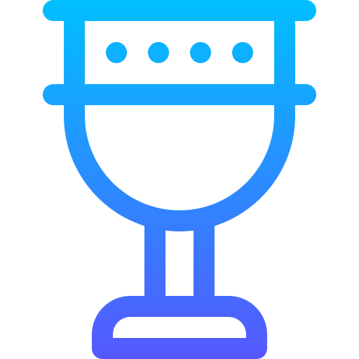 Goblet Basic Gradient Lineal color icon
