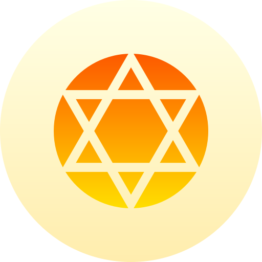 Pentacle Basic Gradient Circular icon