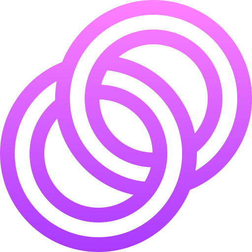 pierścienie Basic Gradient Lineal color ikona