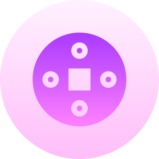 Coin Basic Gradient Circular icon