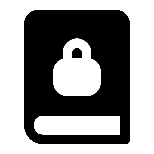 riservatezza Generic Glyph icona