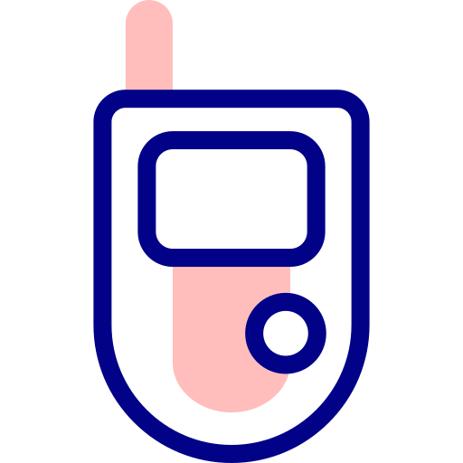 téléphone portable Detailed Mixed Lineal color Icône