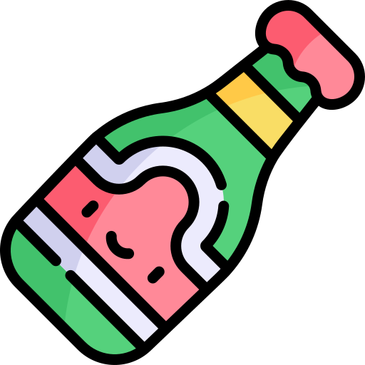 Beer Kawaii Lineal color icon