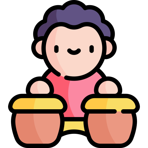 Drums Kawaii Lineal color icon