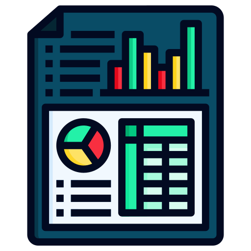 statistik Generic Outline Color icon