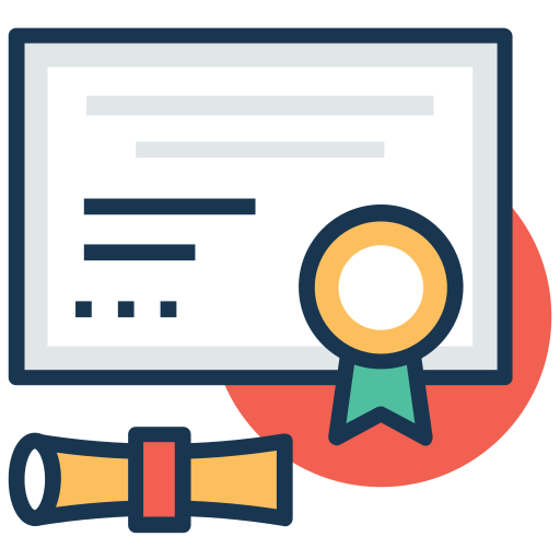 Certification Generic Rounded Shapes icon