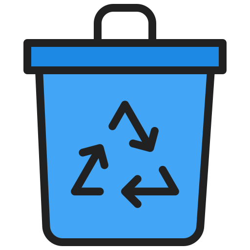 ごみ箱 Generic Outline Color icon