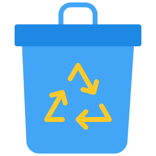 Recycle bin Generic Flat icon