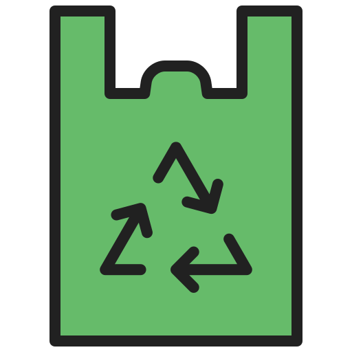 비닐 봉투 Generic Outline Color icon