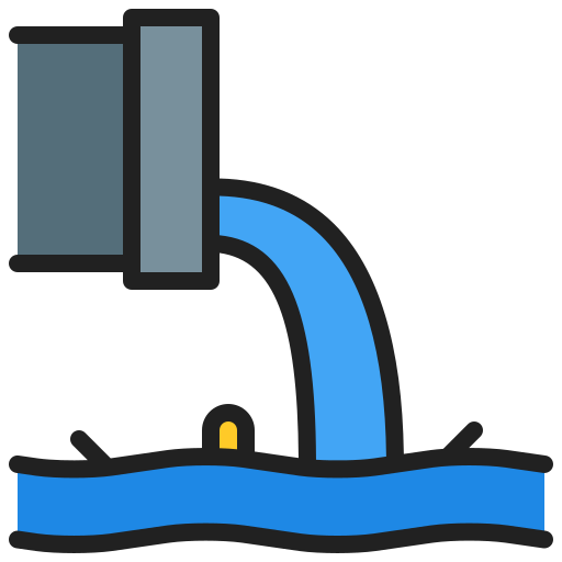 inquinamento dell'acqua Generic Outline Color icona