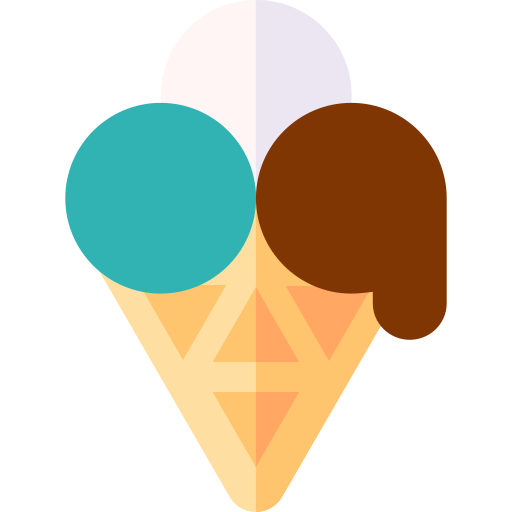 Ice cream Basic Rounded Flat icon
