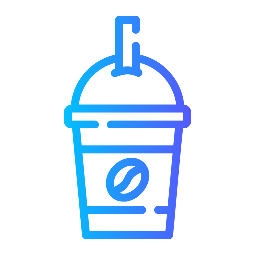 Ледяной кофе Generic Gradient иконка