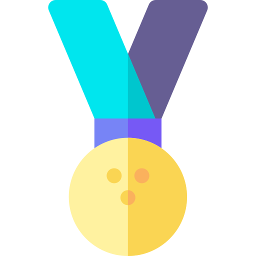 medalha Basic Rounded Flat Ícone