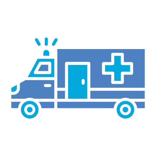 krankenwagen Generic Blue icon