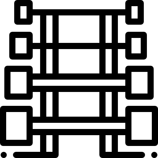 sztanga Detailed Rounded Lineal ikona