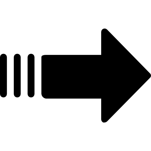 flecha correcta Kiranshastry Solid icono