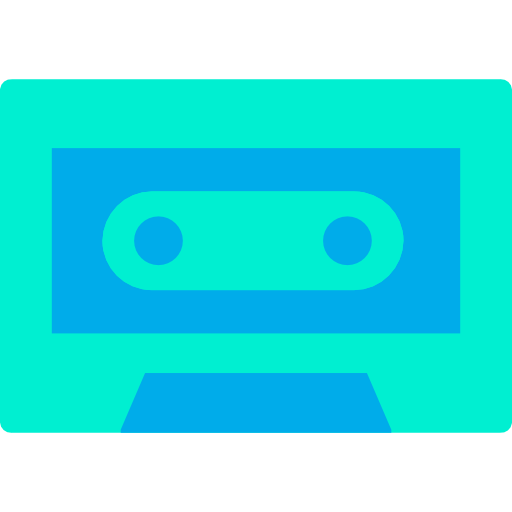 Cassette Kiranshastry Flat icon