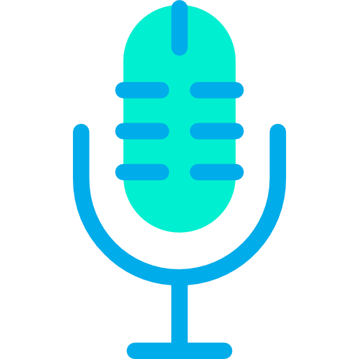 mikrofon Kiranshastry Flat ikona
