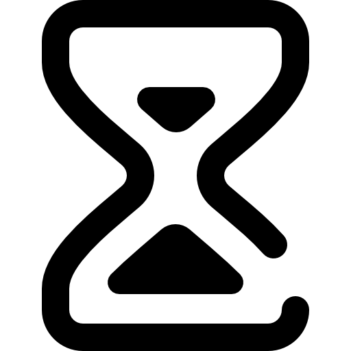 clessidra Super Basic Omission Outline icona
