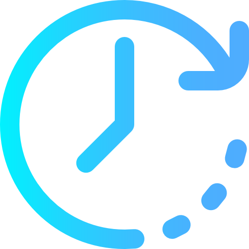 wanduhr Super Basic Omission Gradient icon