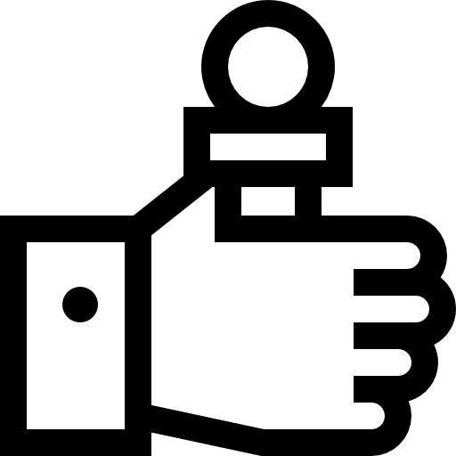 microfoon Basic Straight Lineal icoon