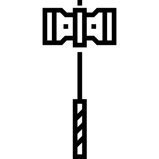 ハンマー Detailed Straight Lineal icon