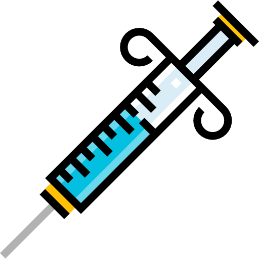 Syringe Detailed Straight Lineal color icon