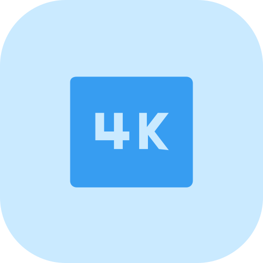 4k Generic Flat icon