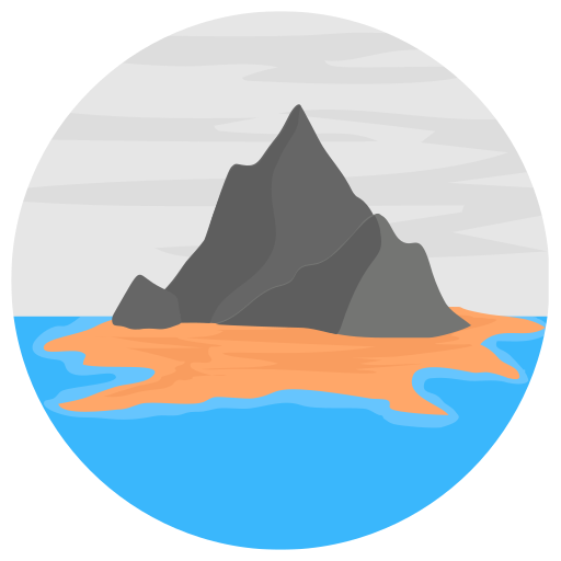 小島 Generic Flat icon
