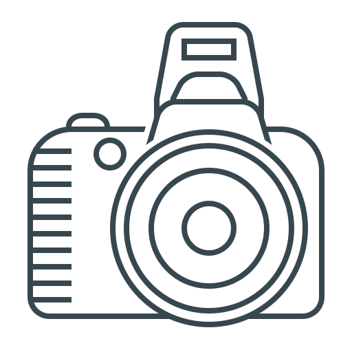 cámara fotográfica Generic Detailed Outline icono