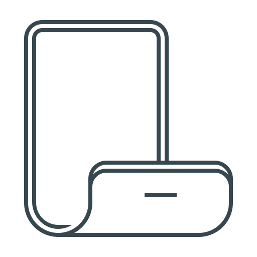 elastyczny telefon komórkowy Generic Detailed Outline ikona
