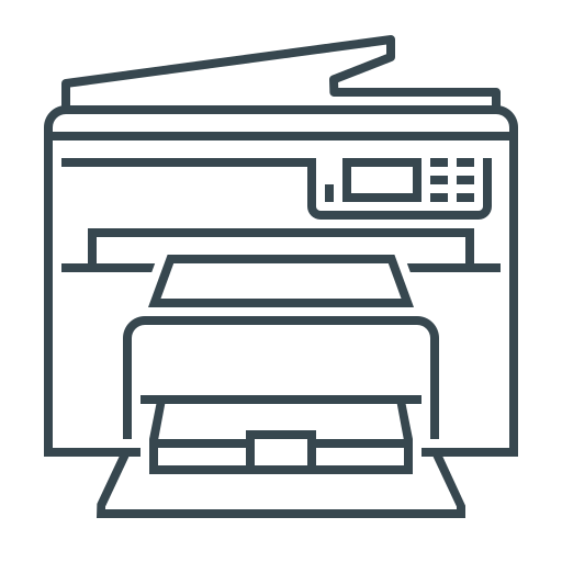 Многофункциональный принтер Generic Detailed Outline иконка