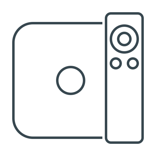 smart tv Generic Detailed Outline icon