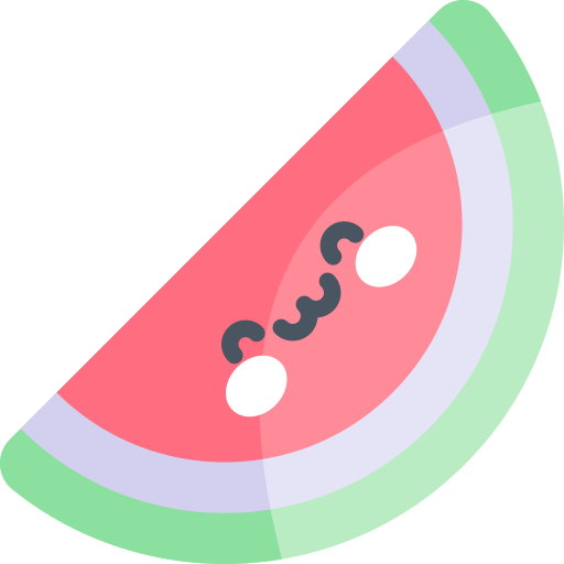wassermelone Kawaii Flat icon